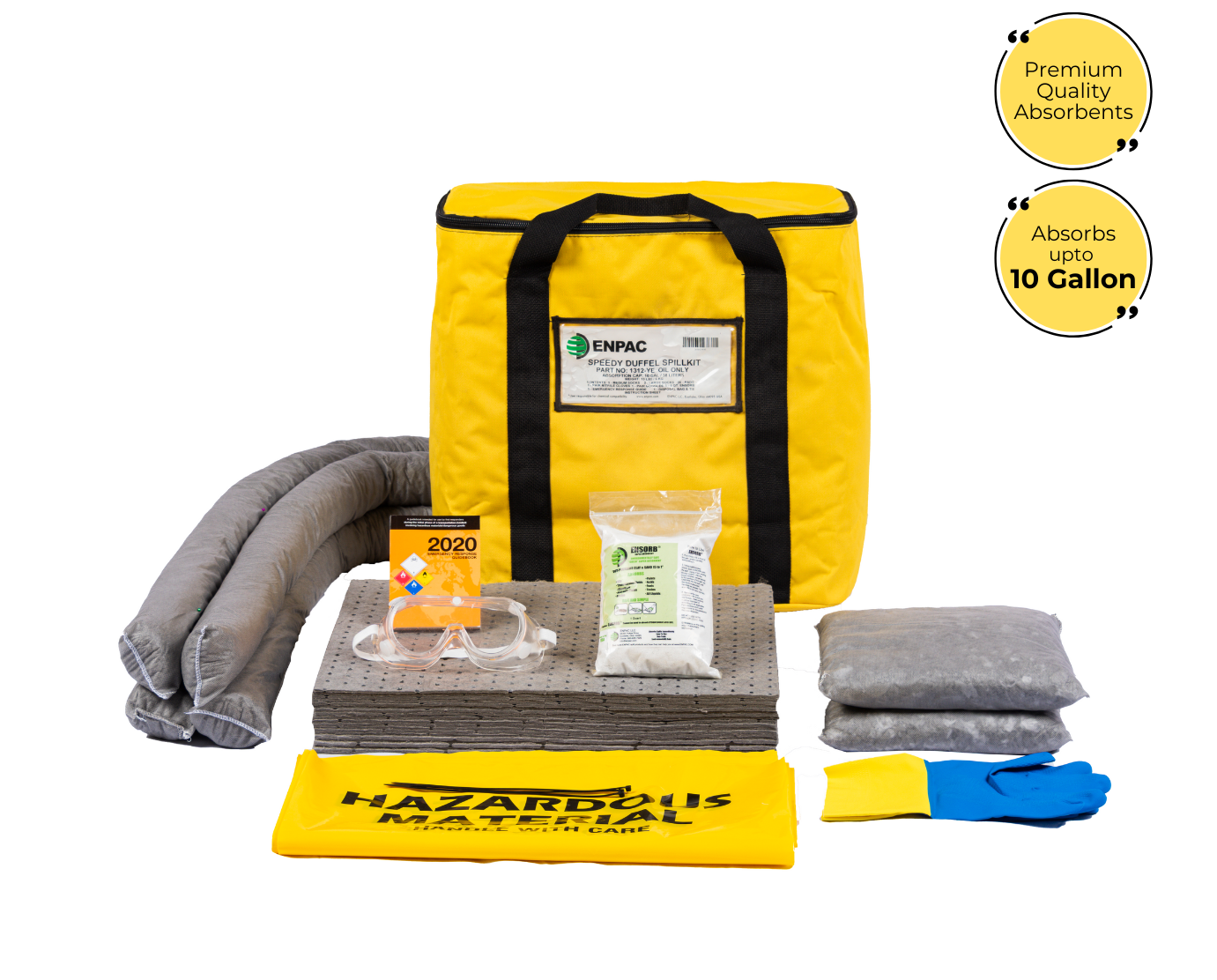 10 Gallon Universal Spill Kit in ENPAC Duffel Bag