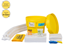 20 Gallon Oil Spill Kit in ENPAC Salvage Drum