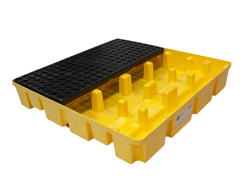 4 Drum Spill Pallet, Slim-Line