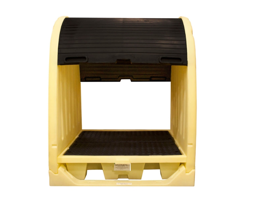 4 Drum Spill Pallet with Hard Cover