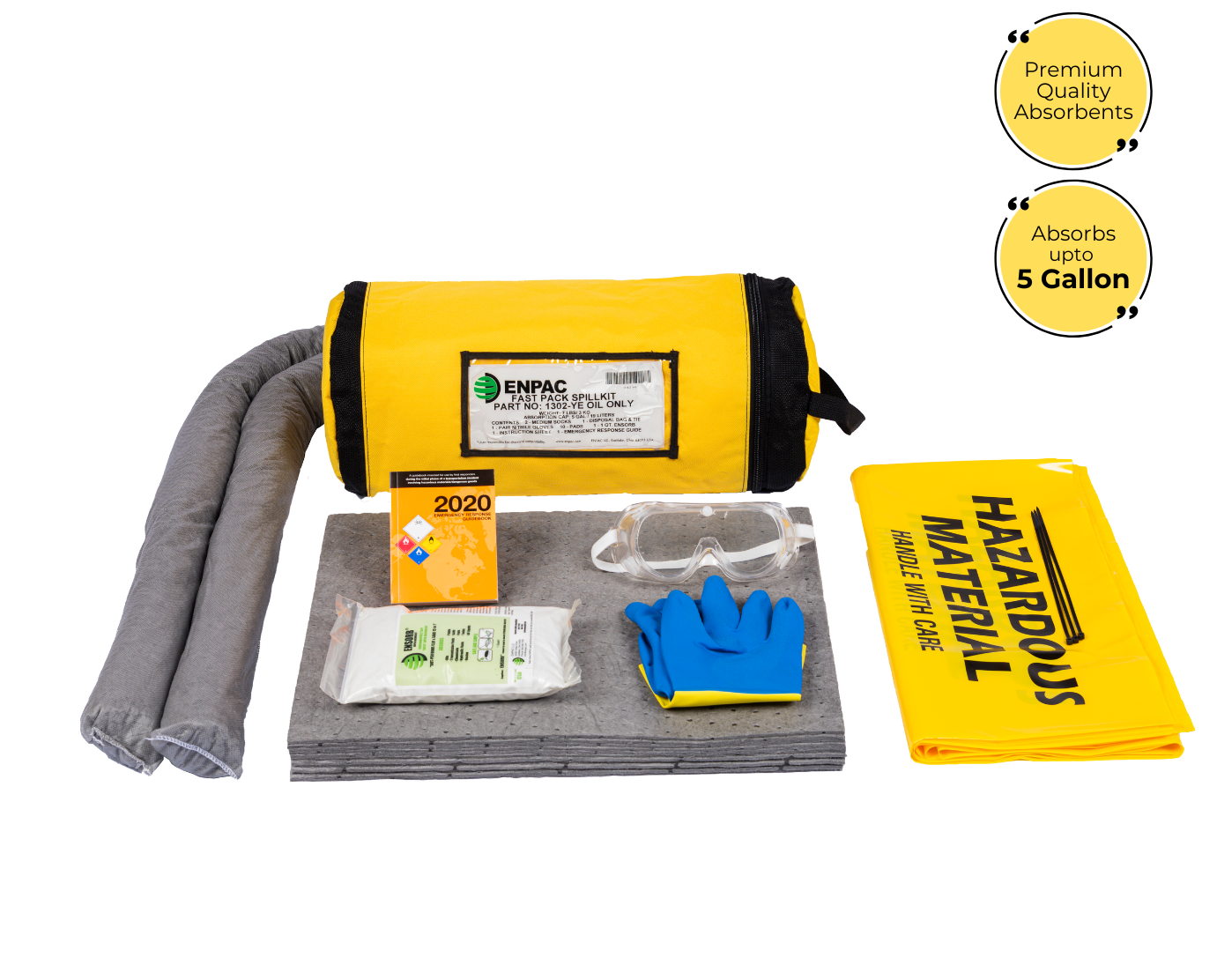 5 Gallon Universal Spill Kit in ENPAC Duffel Bag