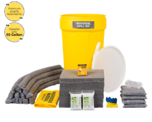 55 Gallon Universal Spill Kit in ENPAC Overpack Drum