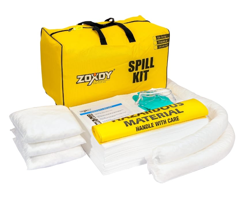 80 Liter Oil Spill Kit in Nylon Carry Bag