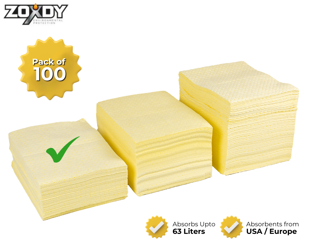 Chemical Absorbent Pad, Bonded, Lightweight