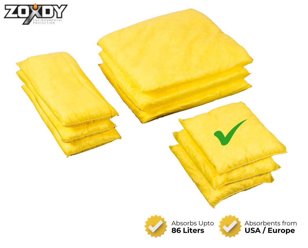 Chemical Absorbent Pillow, 10" x 10"