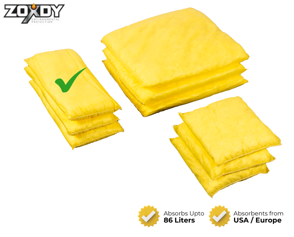 Chemical Absorbent Pillow, 8" x 18"