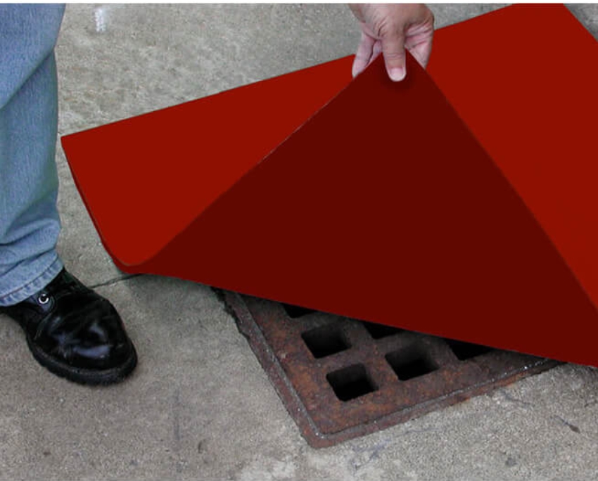 Spill Protector Drain Cover, Chemical Resistant