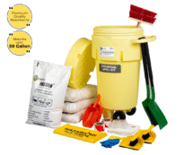 ENSORB Spill Kit in 50 Gallon Wheeled Salvage Drum