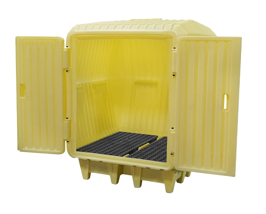 IBC Spill Pallet with HAZARD HUT