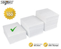 Oil Absorbent Pad, Bonded, Lightweight
